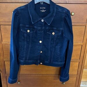 Lilly Pulitzer Dark Blue Jean Jacket